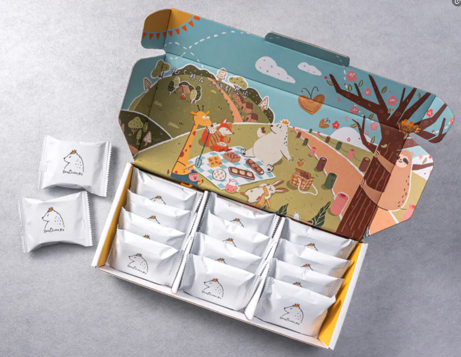 【BearQueen 熊后】蔓越莓香蔥蘇打牛軋餅