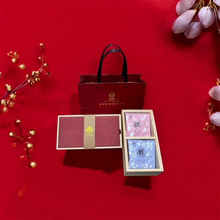 玥藏木緞御茶禮盒